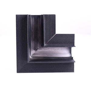 Unión en L para carriles magnéticos empotrables 20 mm - Horizontal (8)