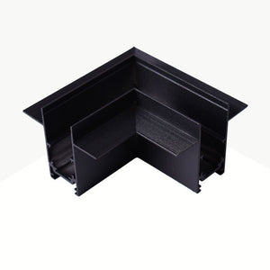 Unión en L para carriles magnéticos empotrables 20 mm - Horizontal - Barcelona Led-Accesorios