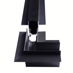 Unión en L para carriles magnéticos empotrables 20 mm - Horizontal - Barcelona Led-Accesorios