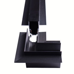 Unión en L para carriles magnéticos empotrables 20 mm - Horizontal (11)