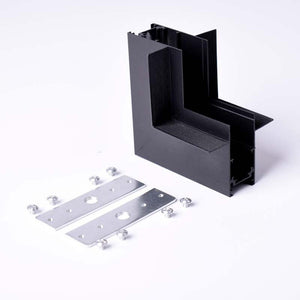 Unión en L para carriles magnéticos empotrables 20mm - Vertical - Barcelona Led-Accesorios
