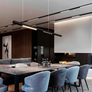 Carril magnético 48V + kit de suspensión - 1 metro (1)