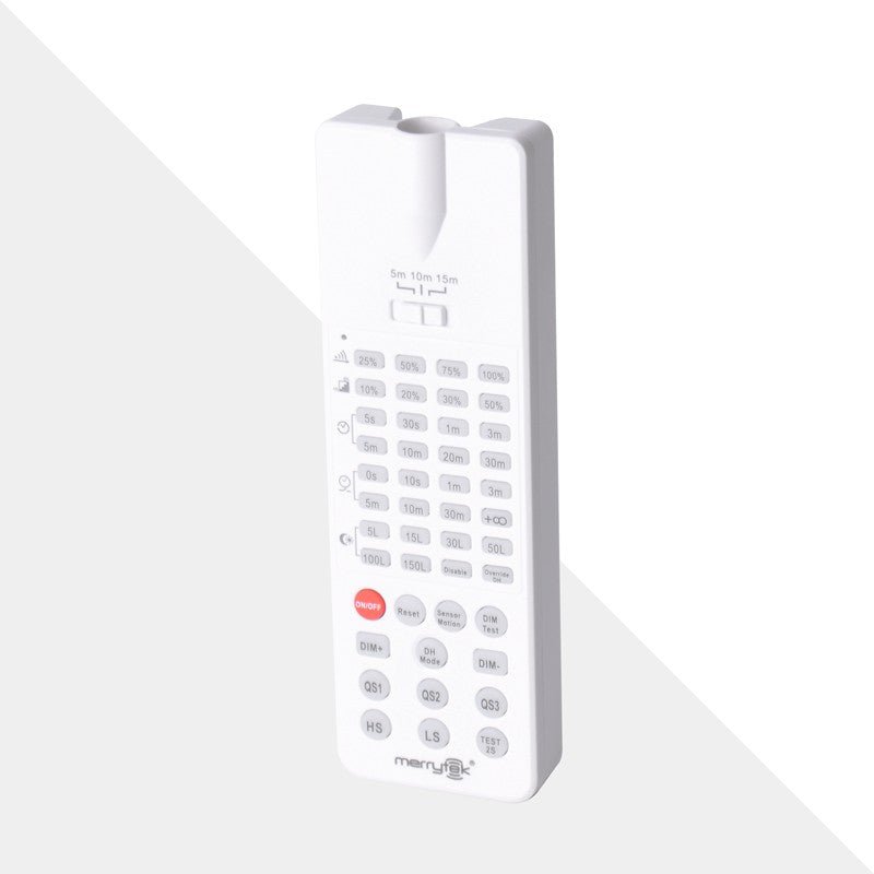 Mando a distancia IR Merrytek para sensor de campanas LED industriales - Barcelona Led-Control y regulación