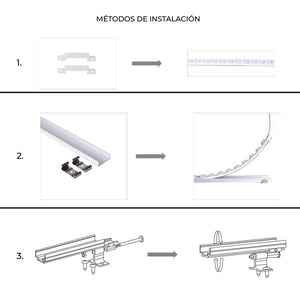 Bañador LED flexible RGB 24V DC - 5 metros - IP67 - Barcelona Led-
