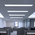 Set van 6 smalle LED panelen 120X30 cm - Driver Philips - 44W - UGR19 - IP40 2