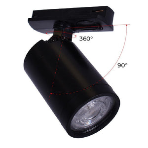 Foco para carril monofásico con casquillo GU10 - Barcelona Led-
