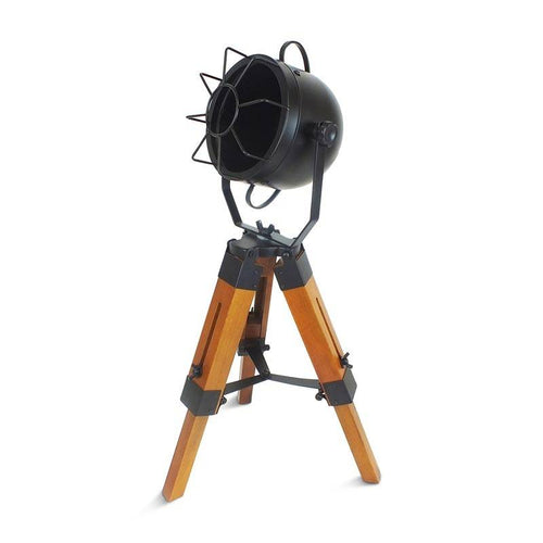 Vintage floor lamp with tripod