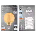Vintage LED Bulb Globe Filament Bulb E27 G125 6W 4