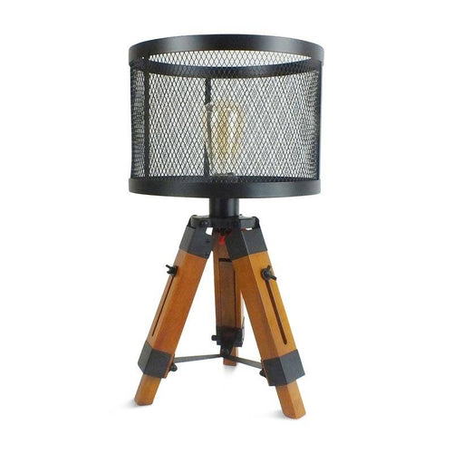 Vintage floor lamp with tripod