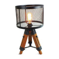 Vintage floor lamp with tripod