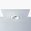 Integral plaster luminaire with wave effect - 300 x 300 mm - GU10 3