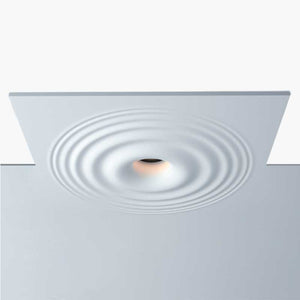 Luminaria integrable de escayola con efecto onda trimless / integración - 30x30cm - GU10 (2)