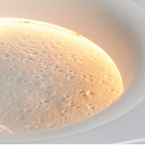 Lámpara de escayola trimless en forma de luna "SIDEREUS" - 300x300 mm - 8.5 W (3)