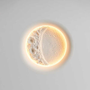 Lámpara de escayola trimless en forma de luna "SIDEREUS" - 300x300 mm - 8.5 W (6)