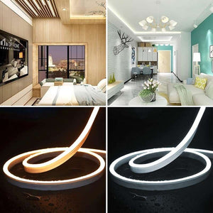 Neón LED flexible 24V DC - 10x18mm - 10 metros - Kit completo - 11W/m - IP67 - Curvatura lateral - Barcelona Led-