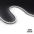 Flexibler LED Neon Schlauch 24 V DC - 10x18 mm - 10 m - Komplettset - 11 W/m - IP67 - seitliche Biegerichtung 3