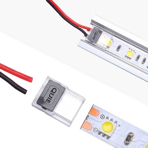 Conector rápido CLIP 2 pin - Tira a cable PCB 8mm IP20 máx. 24V - Barcelona Led-Accesorios