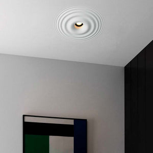 Luminaria integrable de escayola con efecto onda trimless / integración - 30x30cm - GU10 (8)