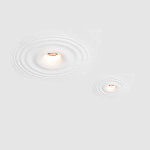 Luminaria integrable de escayola con efecto onda trimless / integración - 30x30cm - GU10 (11)