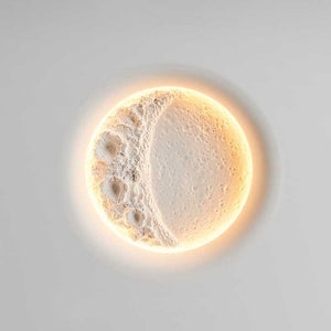 Lámpara integrable de escayola trimless en forma de luna "SIDEREUS" - 60x60cm - 17 W (9)