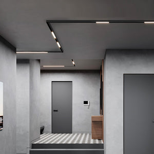 Luminaria lineal LED opal para carril magnético 48V - 10W (5)