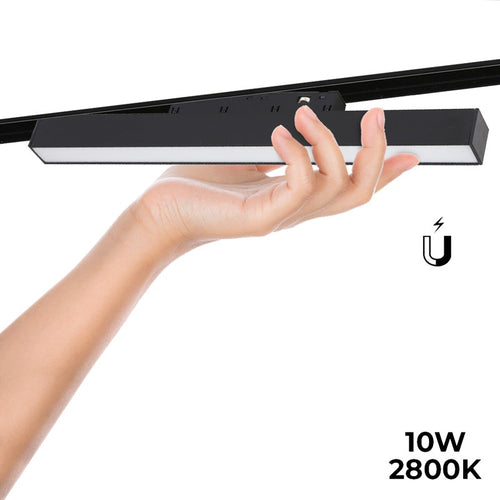 Opal LED linear luminaire for magnetic rail 48V - 10W