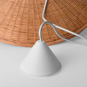 Lámpara colgante de mimbre "Bellas" - Barcelona Led-Decoración