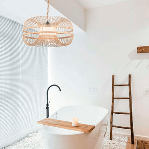 Lámpara colgante japonesa de bambú "KAIZEN" - Barcelona Led-Decoración