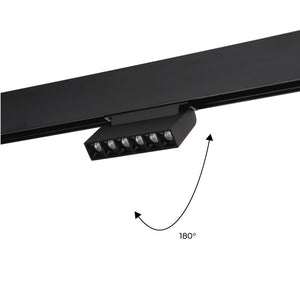 Luminaria lineal LED orientable para carril magnético 48V - 6W - UGR16 (12)