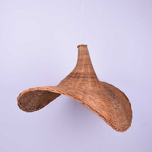 Lámpara colgante de mimbre "Tien" - Barcelona Led-Decoración