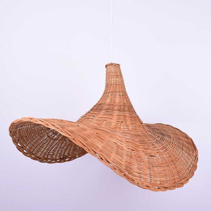 Lámpara colgante de mimbre "Tien" - Barcelona Led-Decoración