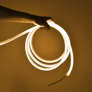 Neón LED flexible 24V DC - 12x12mm - 10 metros - Kit completo - 11W/m - IP67 - Curvatura vertical (20)