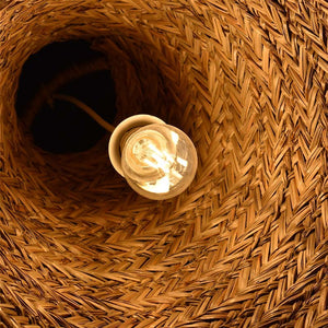 Lámpara colgante de fibras naturales "NAM" (5)