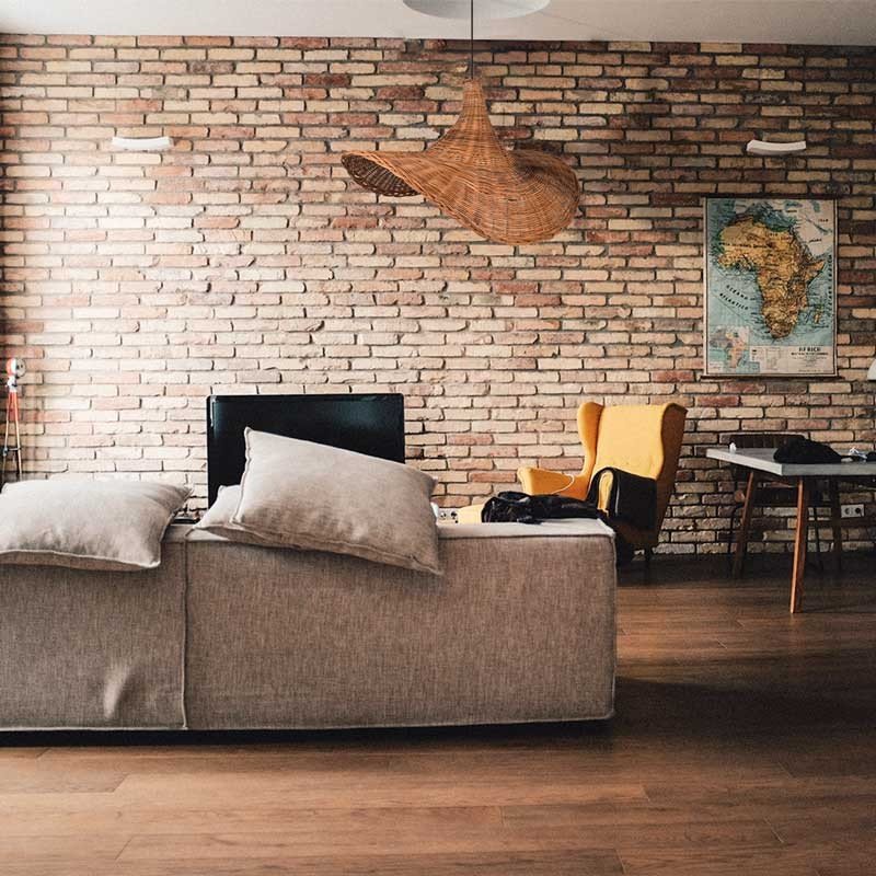 Lámpara colgante de mimbre "Tien" - Barcelona Led-Decoración