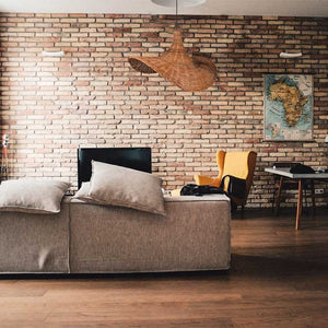 Lámpara colgante de mimbre "Tien" (1)