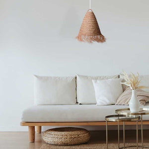 Lámpara colgante de fibras naturales "NAM" - Barcelona Led-Decoración