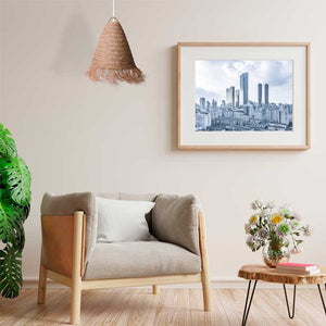 Lámpara colgante de fibras naturales "NAM" - Barcelona Led-Decoración