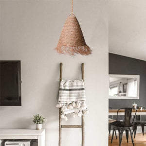 Lámpara colgante de fibras naturales "NAM" - Barcelona Led-Decoración