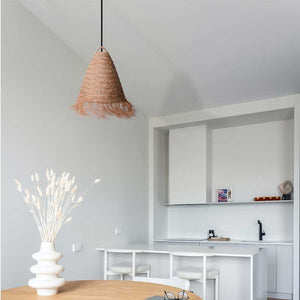 Lámpara colgante de fibras naturales "NAM" - Barcelona Led-Decoración