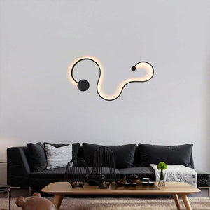 Aplique de pared moderno "WAVE" - 40W - 2800K - Barcelona Led-Decoración