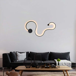 Aplique de pared moderno "WAVE" - 40W - 2800K (1)