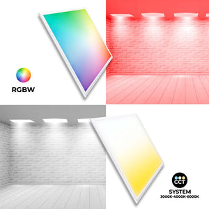 Panel LED WIFI SMART RGB / RGBW + CCT - 60x60 cm - 40W - IP40 (4)