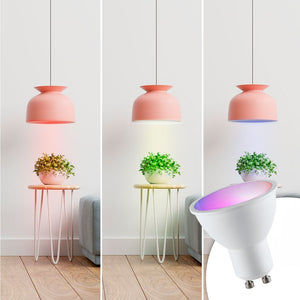 Bombilla LED GU10 RGBW inteligente - 5W - Con control remoto (7)