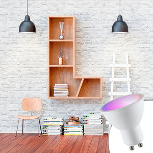 Bombilla LED GU10 RGBW inteligente - 5W - Con control remoto (9)