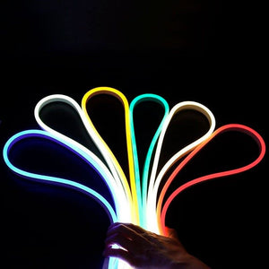 Neón LED flexible RGB 24V DC - 13X6mm - 5 metros - Kit completo - 11W/m - IP67 - Curvatura lateral (16)
