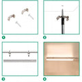 Onderbouw LED strip T5 - 150 cm - 18W opaal - CCT 3