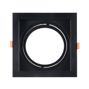 Aro downlight cuadrado tipo cardan para bombilla QR111 ó AR111 - Corte 155 x 155 mm (9)