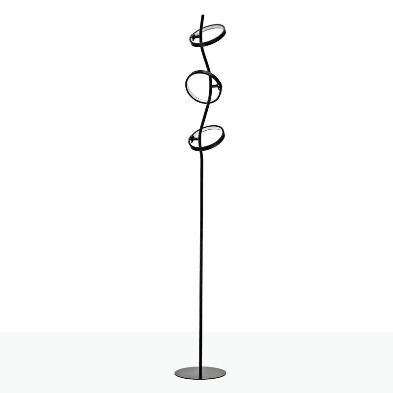 Lámpara de pie LED de aluminio "GARLAND HOLLYWOOD" - 15W - Luz cálida
