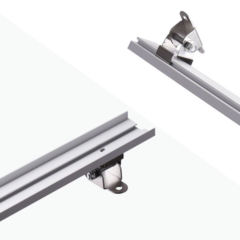 Perfil de aluminio basculante para bañador LED flexible - 1 metro