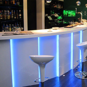 Perfil de aluminio basculante para bañador LED flexible - 1 metro (10)